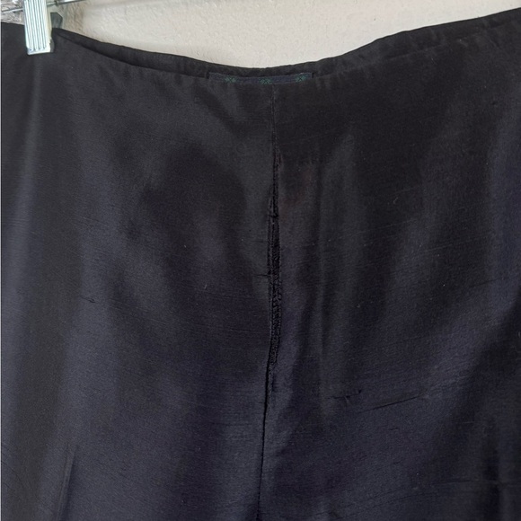 RALPH LAUREN *VINTAGE* High-Rise Raw Silk Pants - Picture 7 of 14